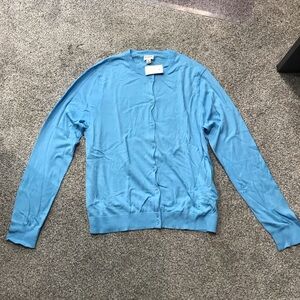 J. Crew Factory Light Blue Women's Cardigan